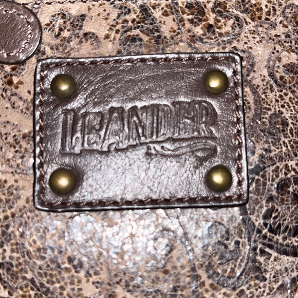 Leander Leather Cheetah Simon Handbag/Crossbody NWTπ€©π€©π€© - Picture 10 of 10